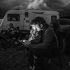 ‘I wanted to photograph quieter moments behind the public spectacle’ 