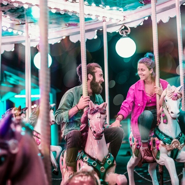 people at the fair