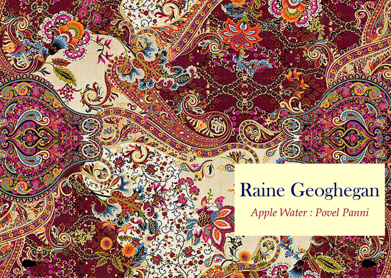 Apple Water Raine Geoghegan Romany Poet poetry herefordshire