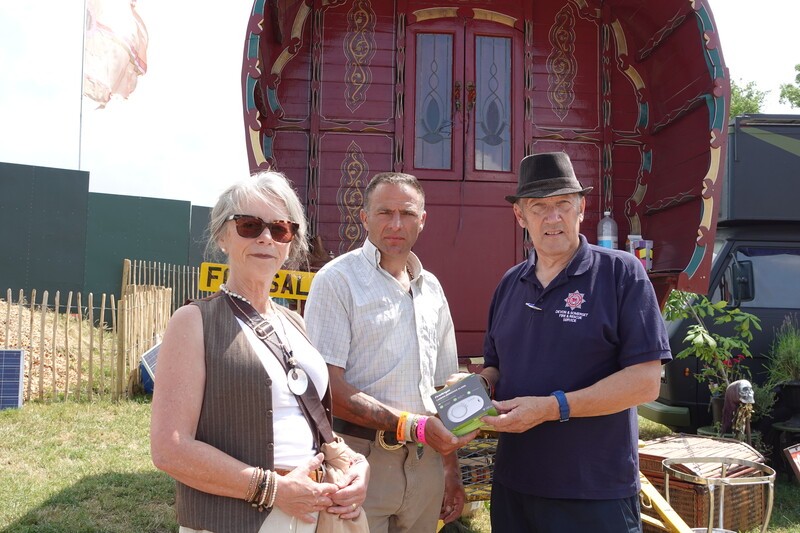 Mike Toop – Spreading fire safety advice among Somerset Travellers