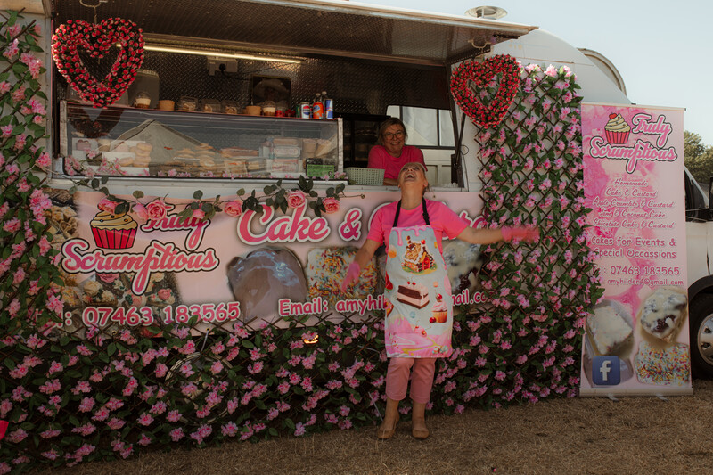 “Truly scrumptious” - Amy Hilden’s Cake & Custard stand with Amy and Tracey