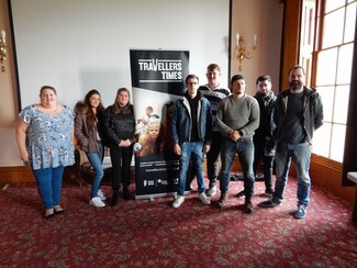 Traveller activists get stuck in at the TT Media Skills workshop in Wales