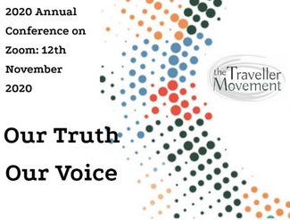 Traveller movement logo saying Our Truth Our Voice 