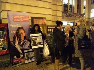 Protest anti-Traveller camp injunctions wandsworth town hall