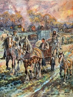 Alan Langford: Painting the Heart of Horse and Heritage - by Dee Cooper