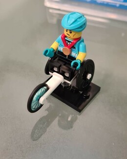 Lego wheelchair racer
