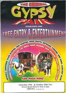An Original Gypsy Fair Flyer – “established 1990”