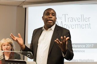 David Lammy at the Traveller Movement conference © Mary Humphreys 