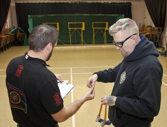 Keith Dighton with Kevin Lloyd, fellow BCA founder © Jean Goldsmith