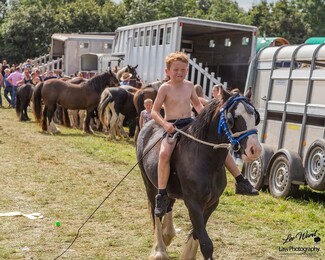 The sun shines down on Lee Gap Fair - photo's by Lee Ward at Law Photo
