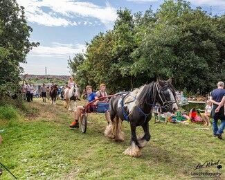 The sun shines down on Lee Gap Fair - photo's by Lee Ward at Law Photo