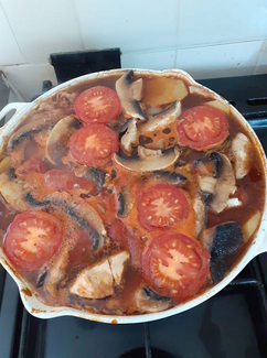 Joe Grey on the go again - but this time with mushrooms! From Claire Barton