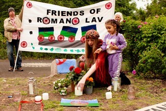 Vigil in Glasgow © Friends of Romano Lav