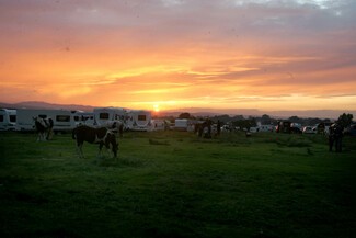 “Gods earth” in Cumbria – Fair Hill at sunset, Appleby 2021 © Huw Powell