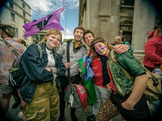 Traveller Pride “Glad to be back” at in-person pride events again.