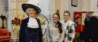 High Sheriff of Mid Glamorgan Maria K Thomas with Missy and Lisa Marie