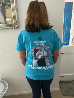 Alzheimer's fundraising T shirt
