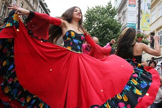 Khamoro Roma Festival in 2007, Prague, Czech Republic. Photograph by Jialiang Gao www.peace-on-earth.org sourced from Wikemedia