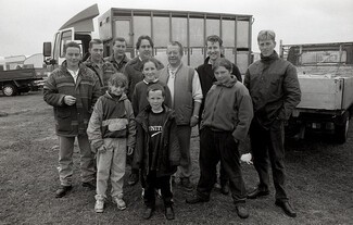 A family photo, George Edward Norris centre, 1994 © Brett Hambling