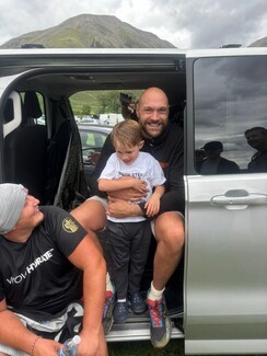 Tyson Fury with Tucker