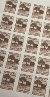 Heritage is home stamps - Write into culture 2025