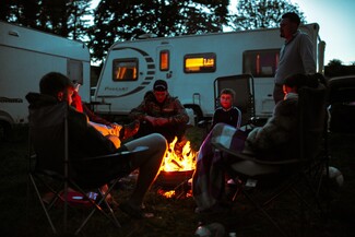 A stopping place on the way to Appleby Fair 2024 © Eszter Halasi