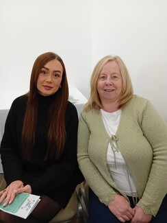 Chloe and Jane, the new Birmingham City Council Traveller Liaison workers