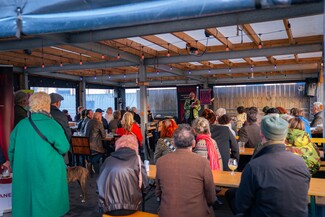Doug Devaney launches Black Vinyl in front of friends, family, and supporters