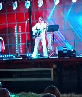Paul Larcombe as Elvis
