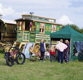 Orton & Spooner Waggon and Cottage tent owned by Mr A Perks