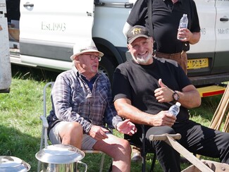 Tom Andy Anderton talking to John Fury