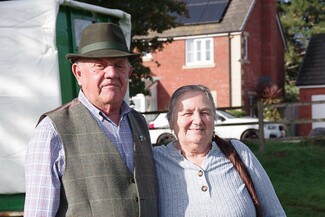 Mr & Mrs Cooper enjoying Bridgwater Fair