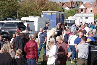 A general view of the fair at 11:15am and it became even busier, taking photos proved difficult with so many people walking in front of me