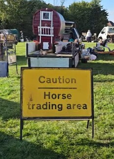 As you leave the stall area
