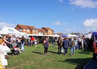 Looking from the Horse dealing area towards the market stalls