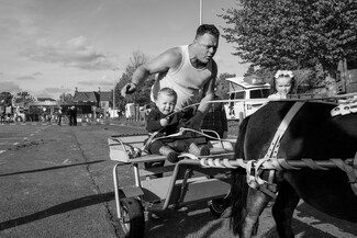 Guilhem Seguin’s final image from Ballinasloe Horse Fair reflects the Irish Traveller families, horses and traders that shape Ireland’s best known horse fair