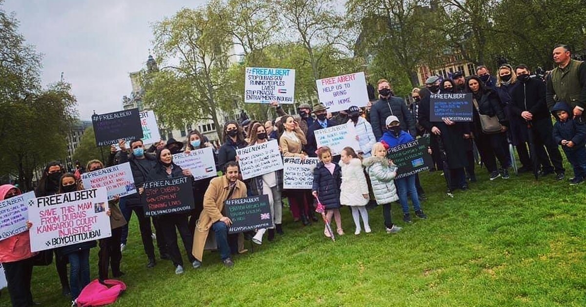 Bring Albert Home from Dubai campaign gathers pace as Romany Gypsy supporters rally in London | Travellers Times