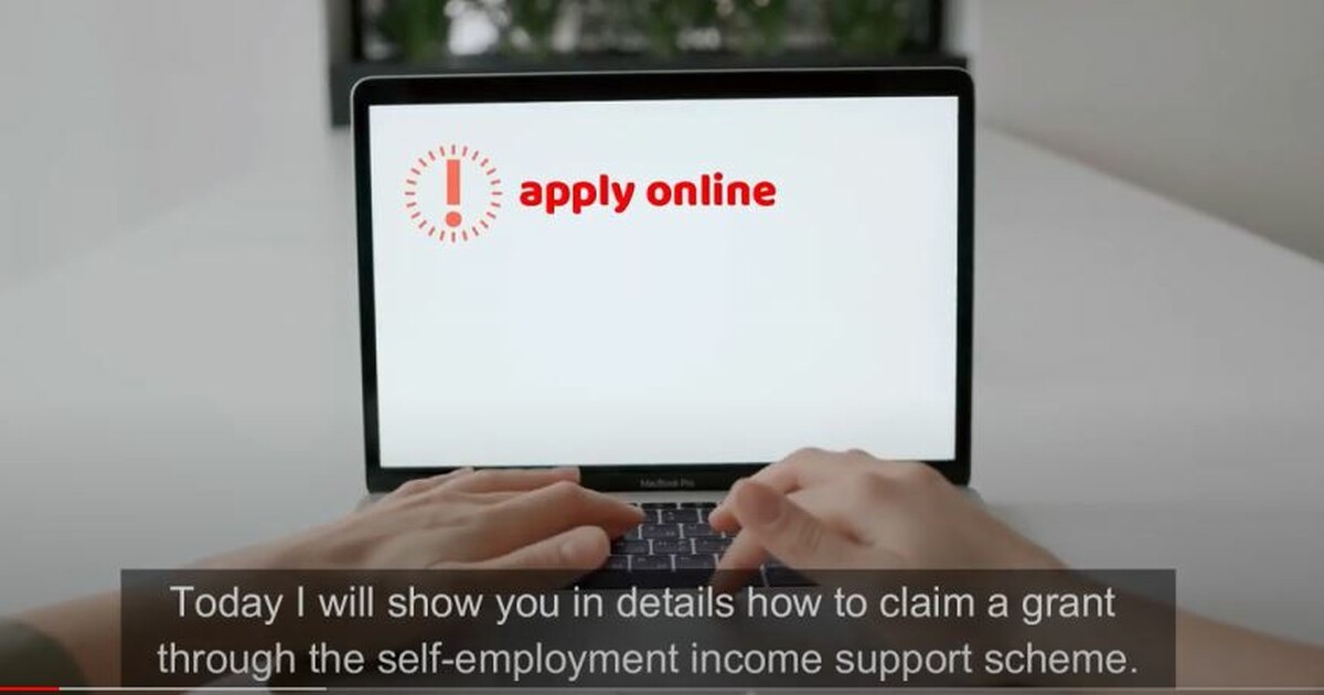 Online Income Application Step-by-step guide on how to apply to the Self-employment income ...
